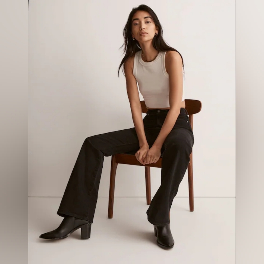 Madewell The Perfect Vintage Flare Jean Black 26